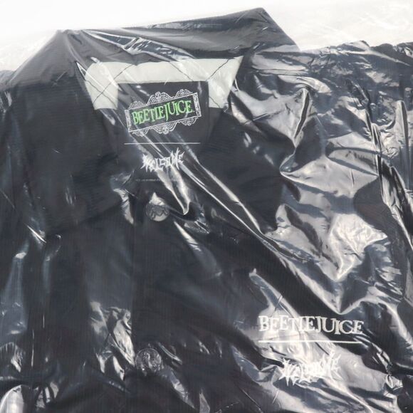 Beetlejuice X Welcome Skateboards Sandworm Embroidered Corduroy Coaches Jacket L - Picture 7 of 12